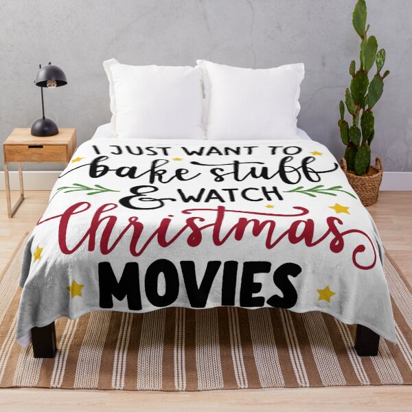 Item preview, I Just Want To Bake Stuff And Watch Christmas Movies designed and sold by ValentinaHramov.