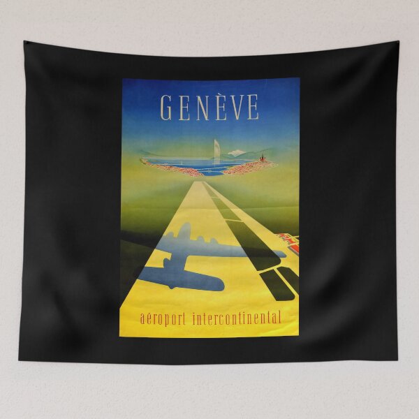 Item preview, Geneve retro poster designed and sold by stickart-marek.