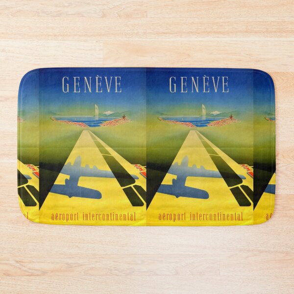 Artikelvorschau, Geneve retro poster entworfen und verkauft von stickart-marek.
