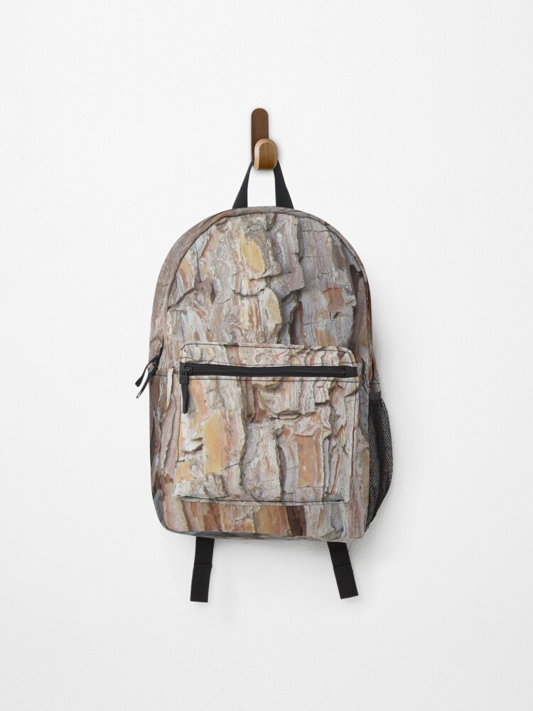 Thumbnail 1 of 3, Backpack, Tree Bark Fall Autumn Patterns designed and sold by idovedesign.