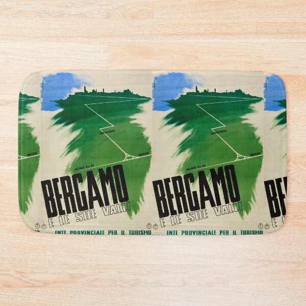 Item preview, Bergamo retro poster designed and sold by stickart-marek.