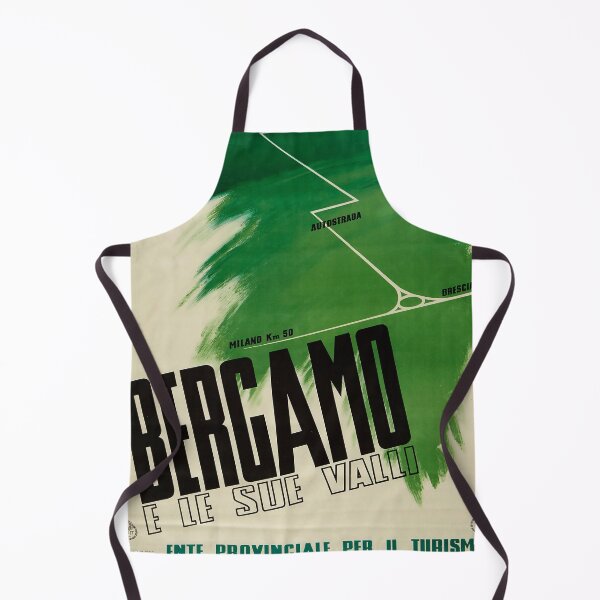 Item preview, Bergamo retro poster designed and sold by stickart-marek.