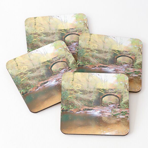 Item preview, Old bridge over stream, North Yorkshire Moors designed and sold by MichaelBShannon.