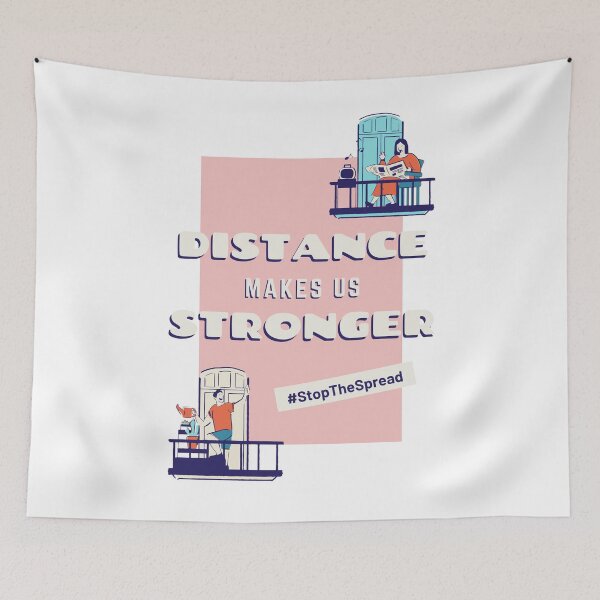 Item preview, Distance makes us Stronger designed and sold by Shinobi23.