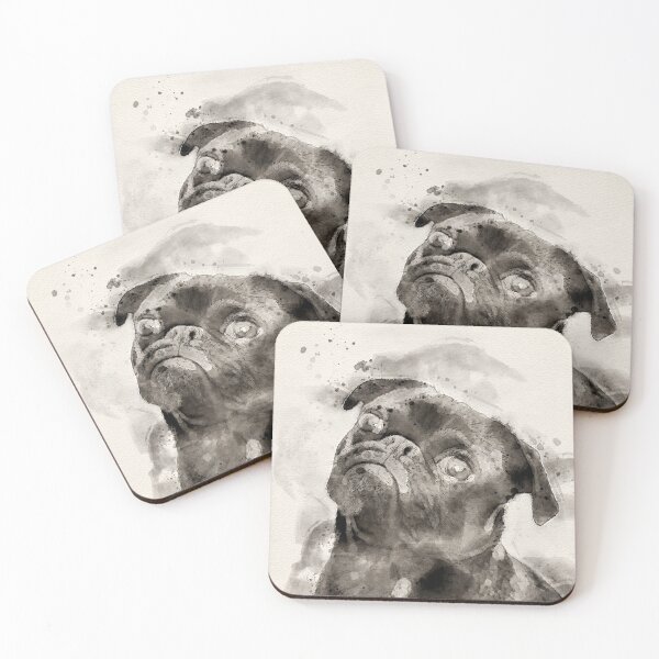 Item preview, Cute pug art design designed and sold by gsxdesigns.