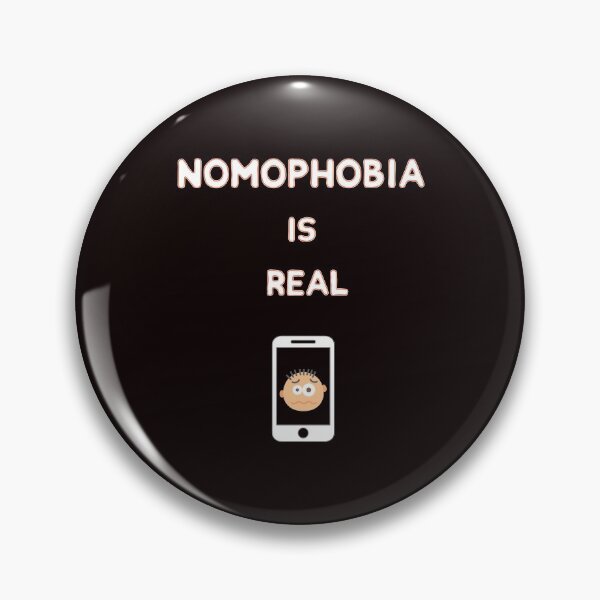 Item preview, Nomophobia is real designed and sold by kalud-zoldyck.