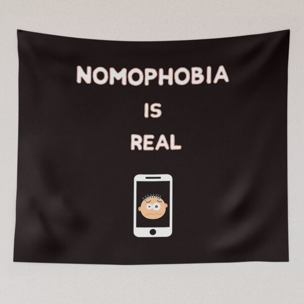 Item preview, Nomophobia is real designed and sold by kalud-zoldyck.