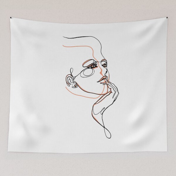 Item preview, Reflection. One line Artwork designed and sold by Straylinedesign.