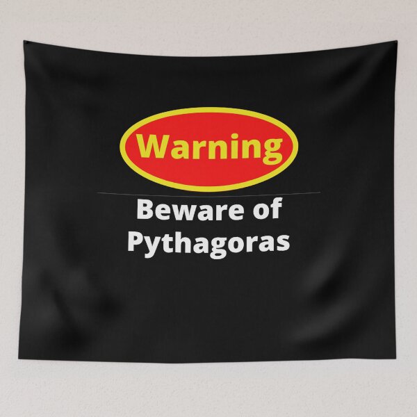 Item preview, Beware of Pythagoras designed and sold by Sonatablue.