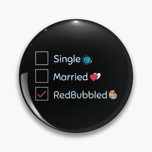 Item preview, Marital Status - Single | Married | Redbubbled designed and sold by kalud-zoldyck.