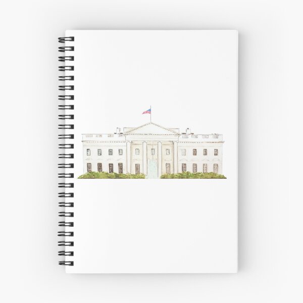 Item preview, hand painted The white house Washington DC watercolor  designed and sold by SelenePaintings .