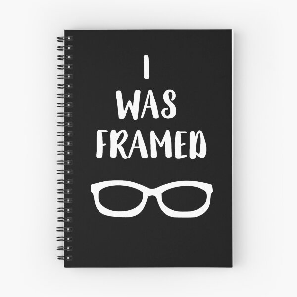 Item preview, I Was Framed Pun Quote Eyeglasses designed and sold by Primroaddesigns.