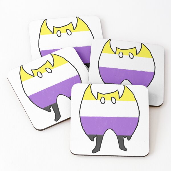 Item preview, Mothman enby pride (white background)  designed and sold by Alex Tal.