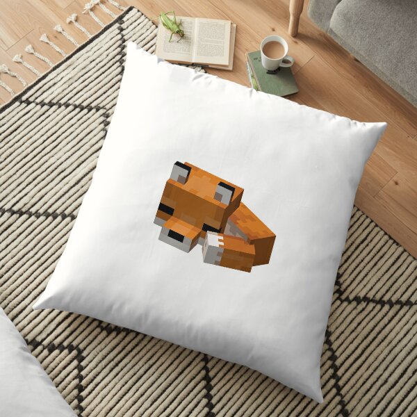 minecraft fox pillow