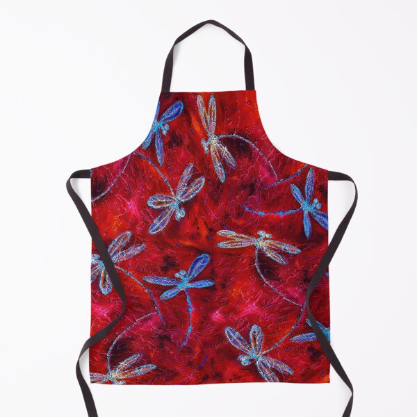 Item preview, Red Hot Dragonfly Dance designed and sold by lyndseyart.