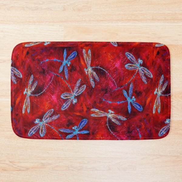 Item preview, Red Hot Dragonfly Dance designed and sold by lyndseyart.