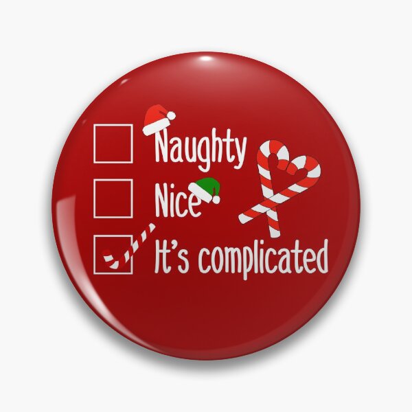 Item preview, Naughty Nice Its Complicated Santa  designed and sold by champagnemoment.