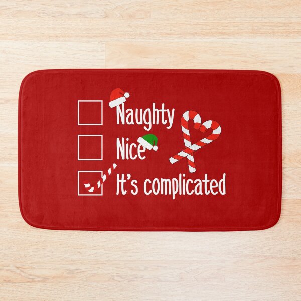 Item preview, Naughty Nice Its Complicated Santa  designed and sold by champagnemoment.
