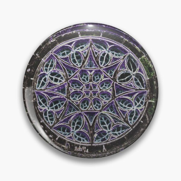 Item preview, Cold colored Rose Window  designed and sold by BlackMoonRoze.