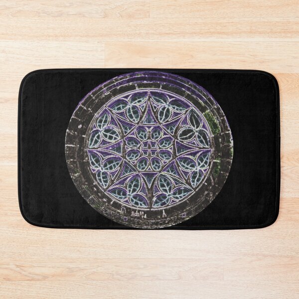 Item preview, Cold colored Rose Window  designed and sold by BlackMoonRoze.