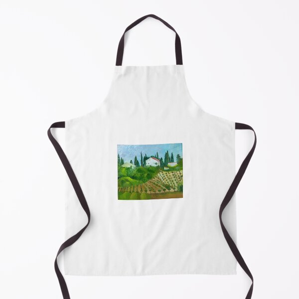 Item preview, Oil painting, peaceful green landscape designed and sold by revzinart.