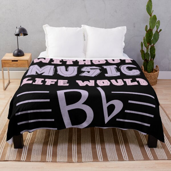 Item preview, Without music life would b flat designed and sold by Made-By-Art.
