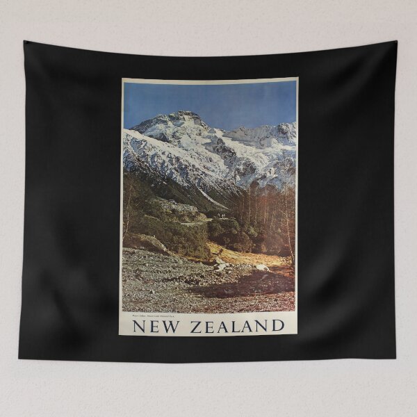 Artikelvorschau, New Zealand retro poster entworfen und verkauft von stickart-marek.