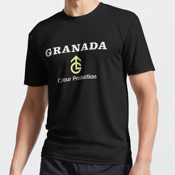 Granada Television T-Shirt Mens Retro TV Station UK British Broadcaster Top Film