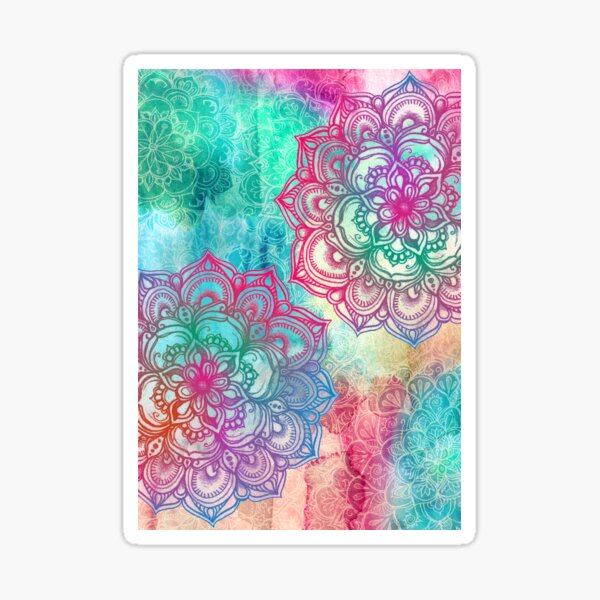 Round and Round the Rainbow Sticker