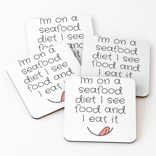 Item preview, I'm on a seafood diet i see food and i eat it designed and sold by IdyayaouART.