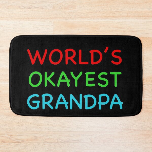 Item preview, Worlds Okayest Grandpa Funny Quote designed and sold by popculturechick.