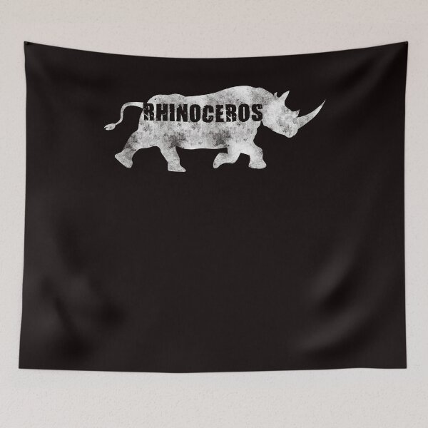 Item preview, Rhinoceros rhinoceros animal odd-toed ungulate designed and sold by Imutobi.