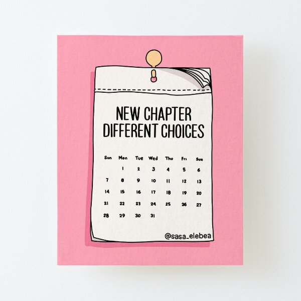 New chapter by Sasa Elebea Canvas Mounted Print