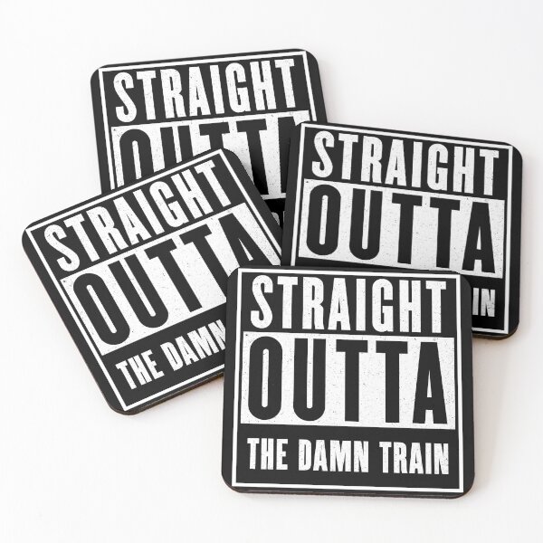 Item preview, Straight outta the damn train, CJ! designed and sold by SPAZE-Typo.