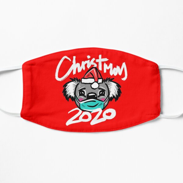 Australian Christmas 2020 T-Shirt, Christmas Koala Tee with Aussie Koala wearing a Face Mask and Christmas Hat, Funny Christmas Shirt for Aussies Mask