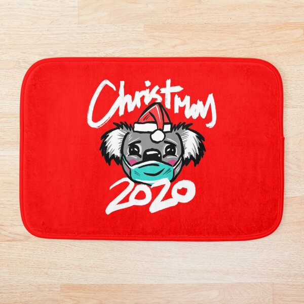 Item preview, Australian Christmas 2020 T-Shirt, Christmas Koala Tee with Aussie Koala wearing a Face Mask and Christmas Hat, Funny Christmas Shirt for Aussies designed and sold by sketchNkustom.