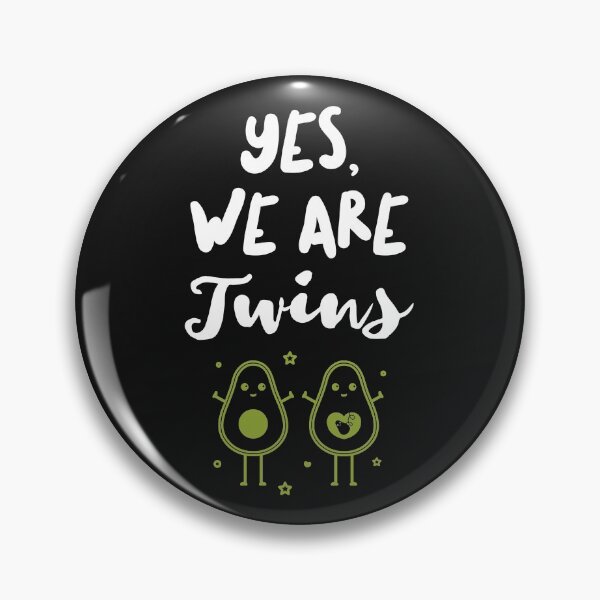 Item preview, Yes, we are twins| Cute avocado  designed and sold by cookiemasterpj.