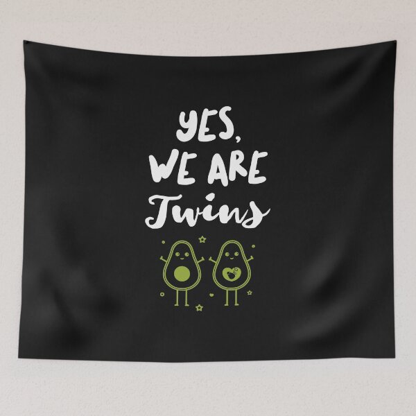 Item preview, Yes, we are twins| Cute avocado  designed and sold by cookiemasterpj.