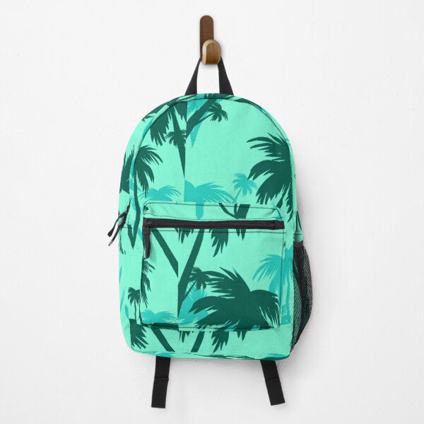 Item preview, Green palm trees pattern designed and sold by Kiboune.