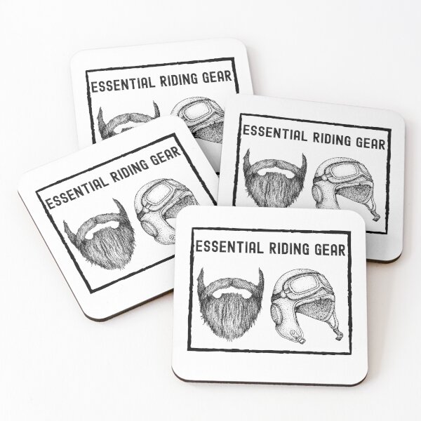 Essential Riding Gear Coasters (Set of 4)