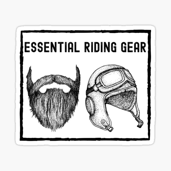 Essential Riding Gear Sticker