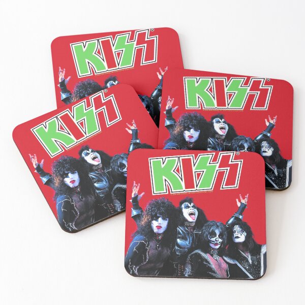 Item preview, KISS Band On A Red Background, KISS Logo designed and sold by vibrantyy.