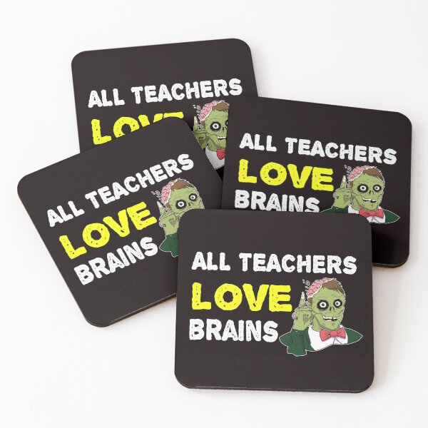 Item preview, All Teachers Love Brains designed and sold by verdecuddly.
