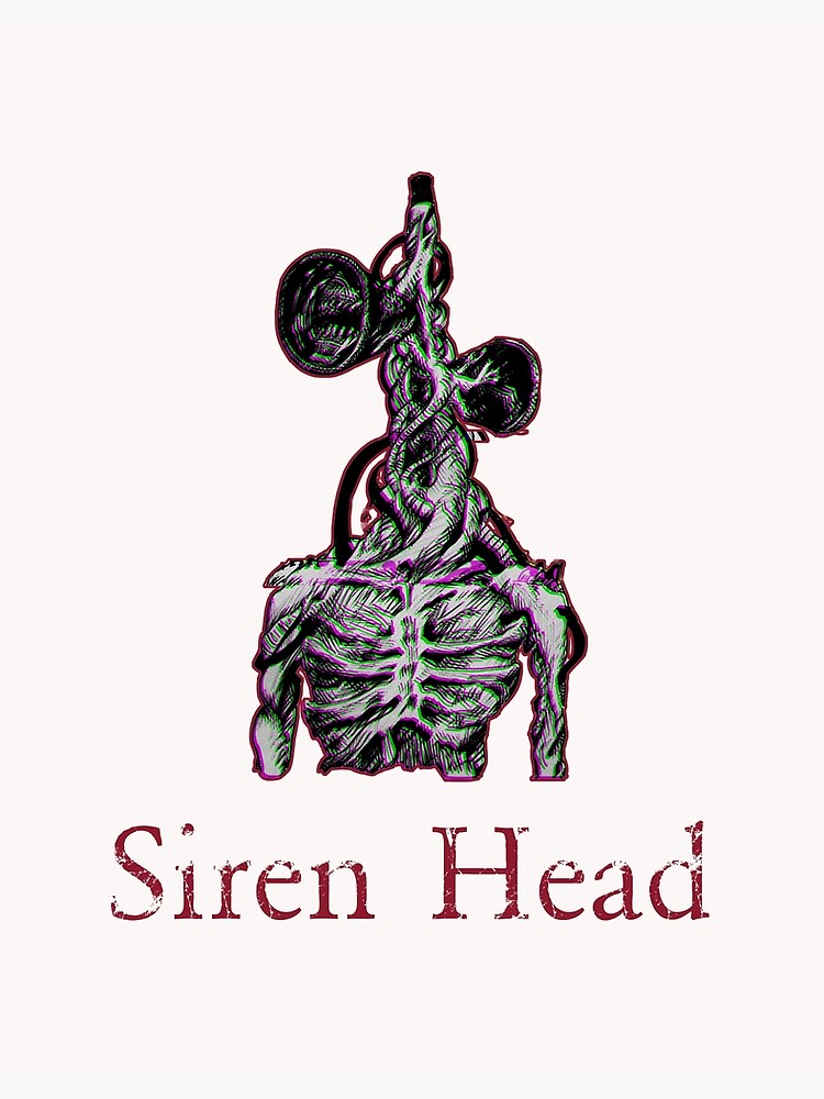 Siren Head figurine | Art Board Print