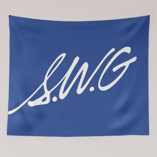 Item preview, "SWG" (Single White Glove) white logo (Michael Jackson 'Thriller') designed and sold by SWG Mixes & Merchandise.