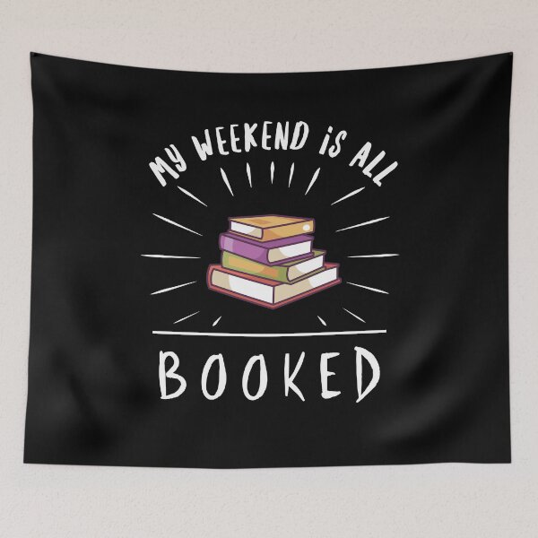 Item preview, my weekend is all booked reading gifts designed and sold by Grimbart.