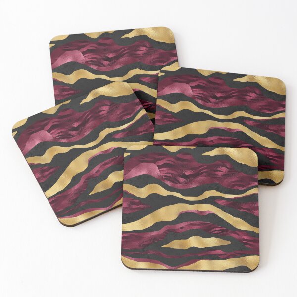 Item preview, Burgundy Waves designed and sold by Color Me F*@k!ng Happy.