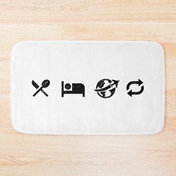 Item preview, Eat sleep explore repeat designed and sold by StackedPixels.