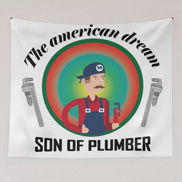 Item preview, The american dream son of plumber Shirt designed and sold by Castore design.