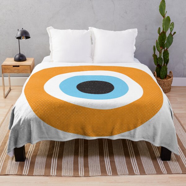 Artikelvorschau, Orange Evil Eye Symbol entworfen und verkauft von Inogitna Designs.